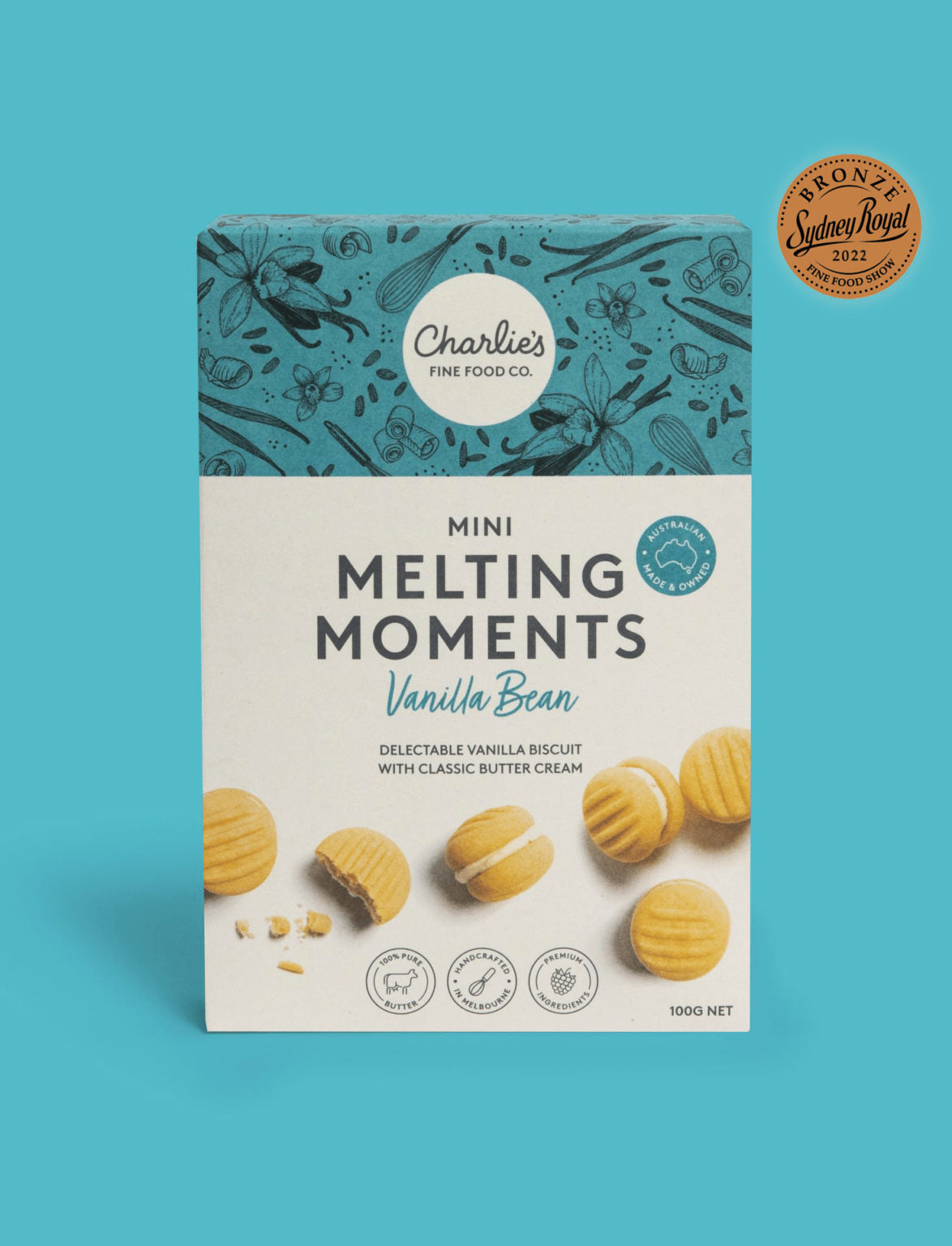 Charlie's Fine Food Co Melting Moments Vanilla Bean