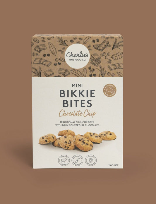 Charlie's Fine Food Co Bikkie Chips Chocolate Chips Biscuits