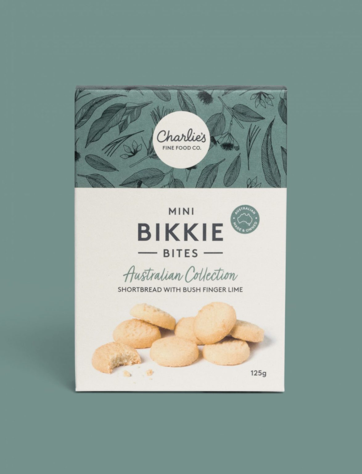 Charlie's Fine Food Co Bikkie Chips Fingerlime Shortbread Biscuits